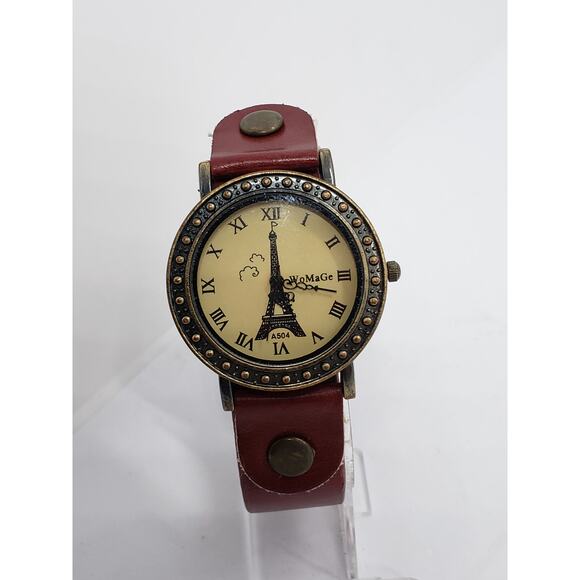 Eiffel tower women's watch. Eiffel tower on watch face. Working watch - Picture 2 of 8